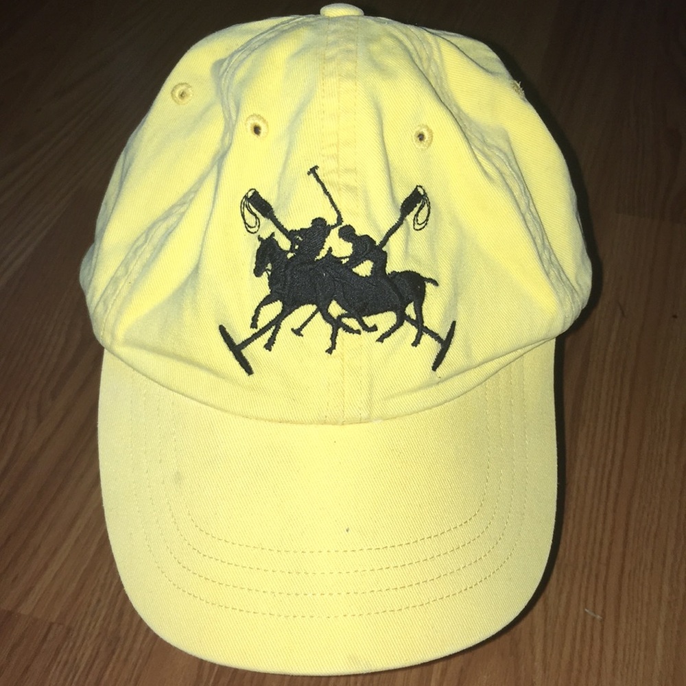 VERY RARE VINTAGE POLO HAT (Leather buckle strap)